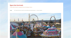 Desktop Screenshot of eyeslikecarnivals.com